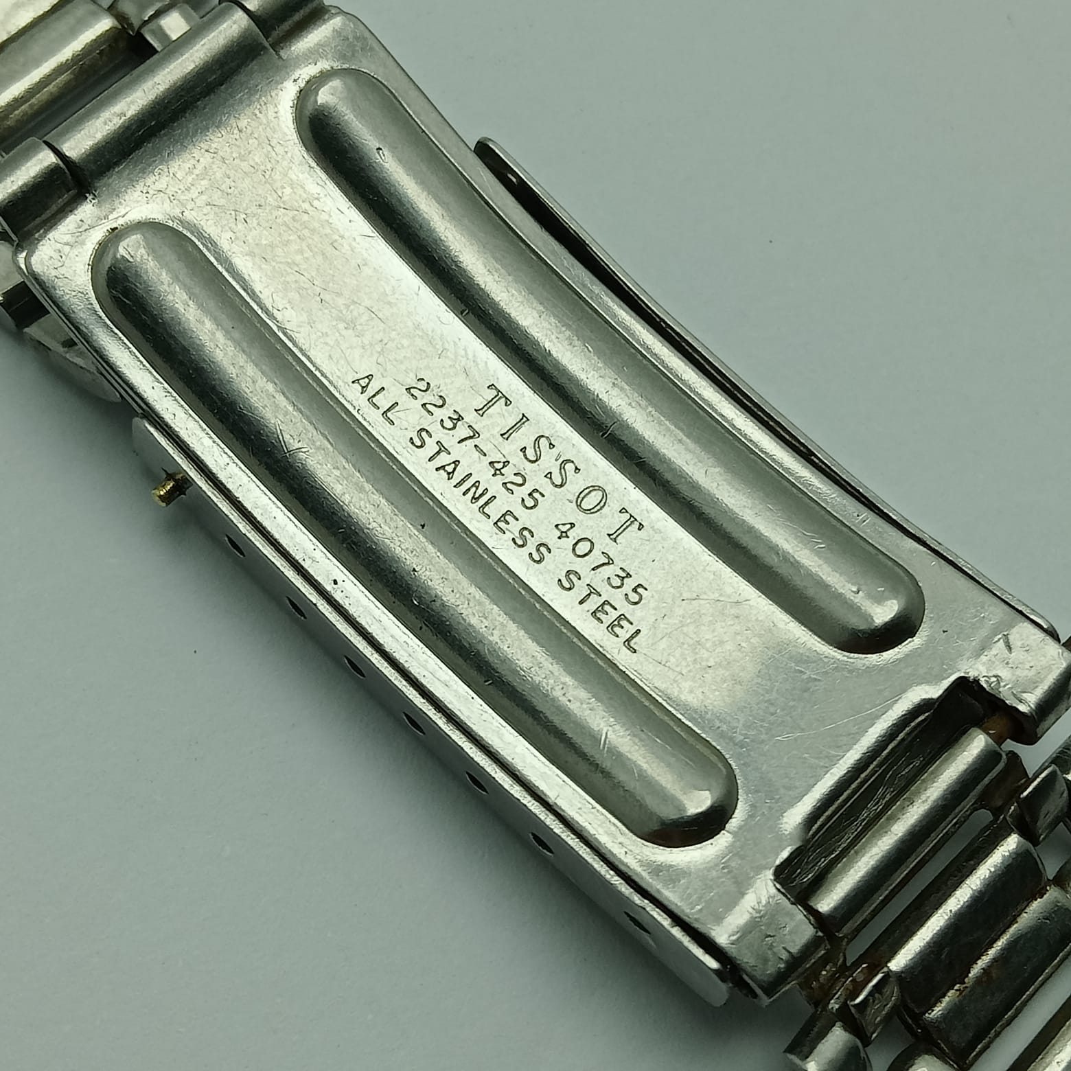 19 mm Tissot 2237-425 40735 Stainless Steel Vintage Watch Bracelet MUR550ALI5 - Image 7