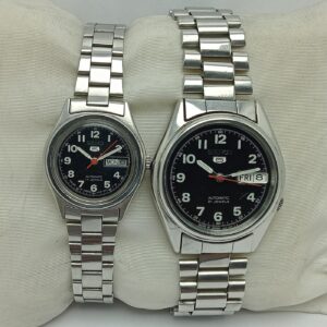 Seiko 5 Automatic 7S26-6000 Military Dial 4206-0411 Couple Watch