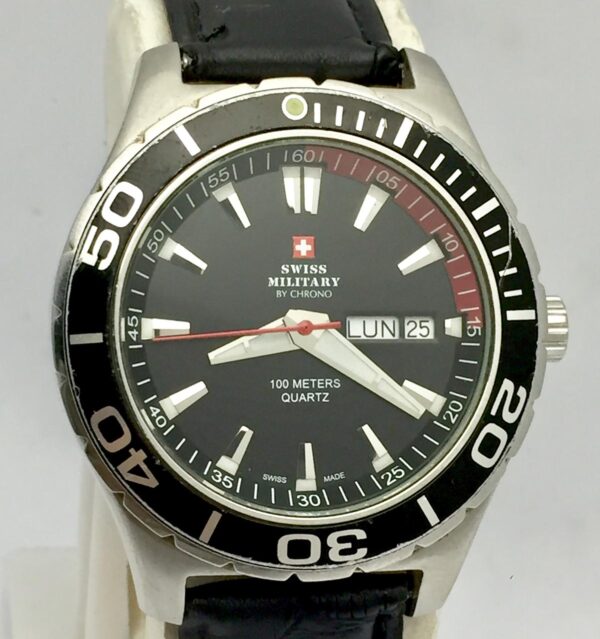 Swiss Military By Chronograph SM34017 Diver Vintage Men'swatch