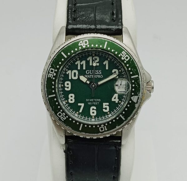 Guess Quartz Military Dial Vintage Women's Watch