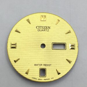 Citizen 2500-R91939-KA Quartz Golden Watch Dial For Parts IMR207AMD0.5