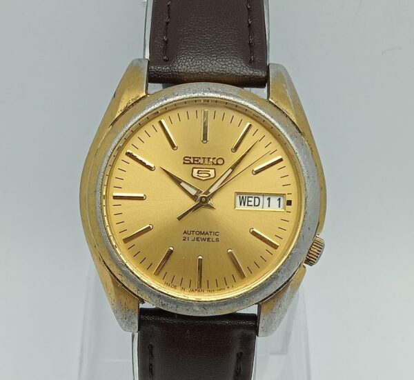 Seiko 5 Automatic 7S26-01V0 Day/Date Vintage Men's Watch