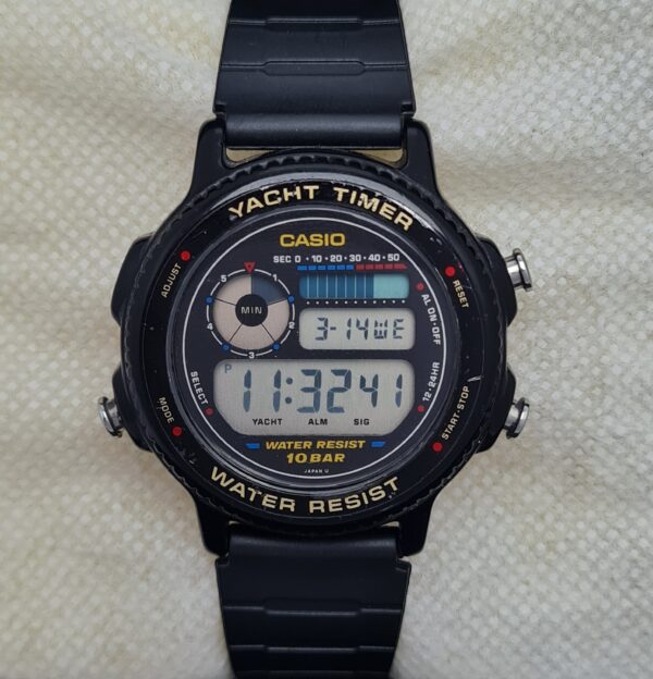 Casio Yatch Timer TRW-31 Digtital 932 Vintage Men's Watch
