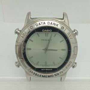 Casio Data Bank 1327 ABX-600 Quartz Ana Digi Vintage Watch For Parts
