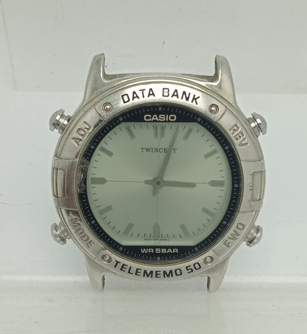 Casio Data Bank 1327 ABX-600 Quartz Ana Digi Vintage Watch For Parts