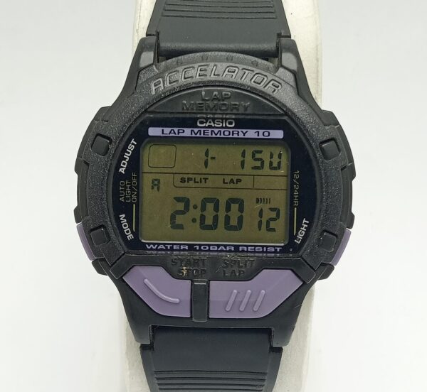 Casio Lap Memory Accelator Quartz 1463 ACL-100 Digital Vintage Men's Watch