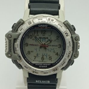 Casio Twincept 1375 Quartz PRT-50 Ana Digi Vintage Men's Watch