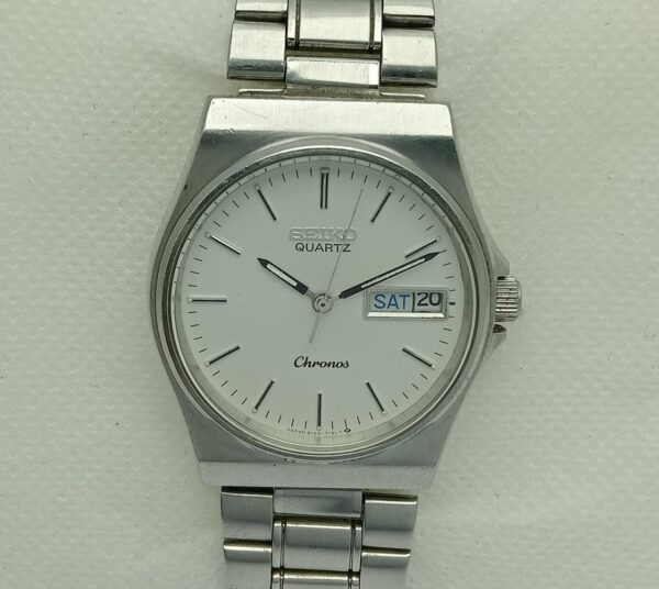 Seiko Chronos 8123-7090 Quartz Day/Date Vintage Men's Watch