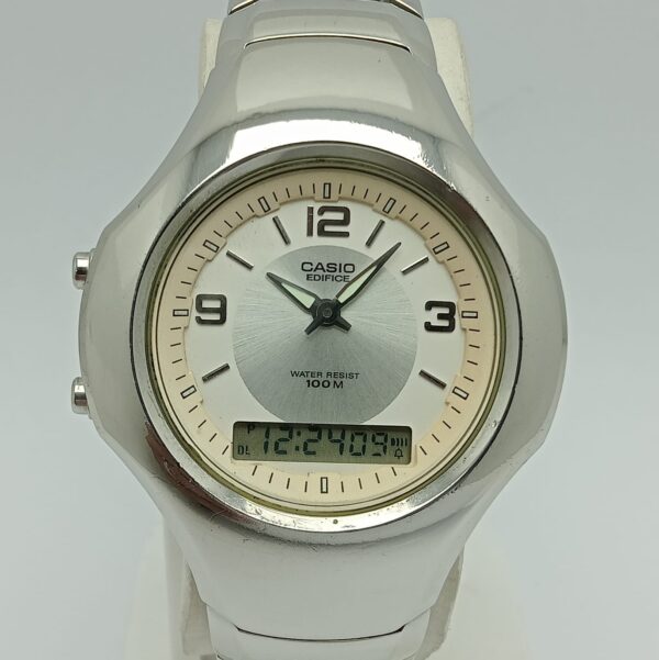Casio Edifice 1301 Quartz EFA-102 Ana Digi Vintage Men's Watch