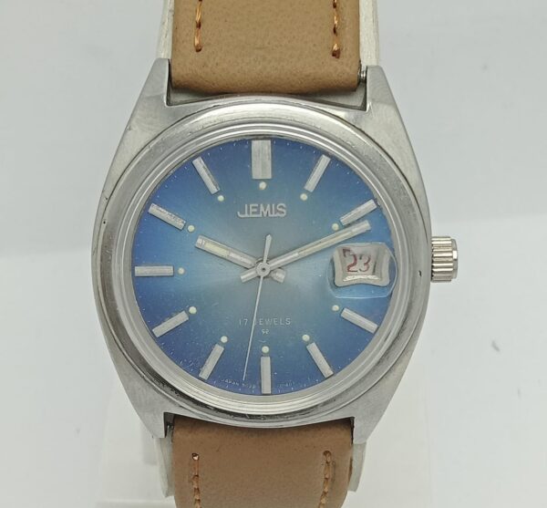 Jemis Manual Winding Blue Dial Vintage Men's Watch