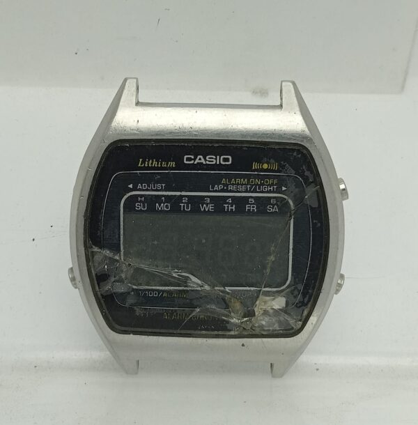 Casio Lithium Quartz Digital Vintage Men's Watch For Parts