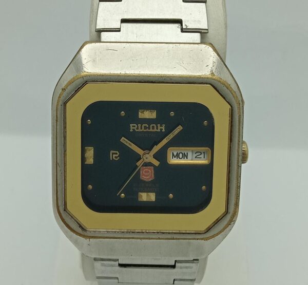 Ricoh 9 Crystal Automatic 612011 Day/Date Vintage Men's Watch