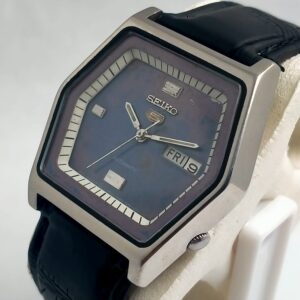 Seiko 5 Automatic 6309-513A Patina Dial Day/Date Vintage Men's Watch RZQ13MHN3