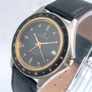 Jungans 41/4041 GMT Railway Time Quartz Vintage Men's Watch HBS107MHN5