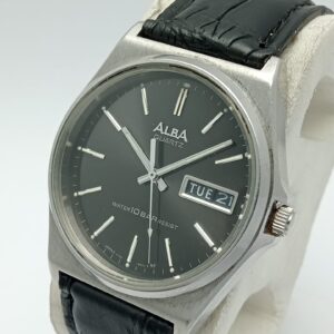 Seiko Alba Y143-8280 Quartz Day/Date Vintage Men's Watch HBS80ALI3.5