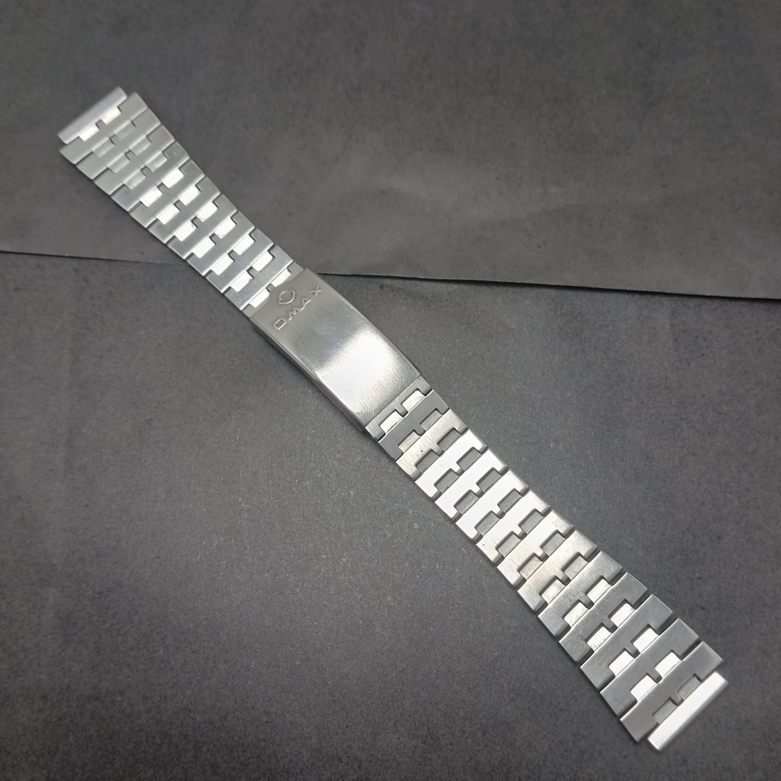 18 mm Omax Stainless Steel Vintage Watch Bracelet WQS1306HAL1 - Image 3