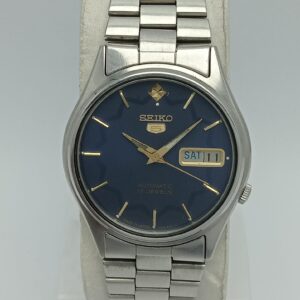 Seiko 5 Automatic 7009-3101 Day/Date Blue Dial Vintage Men's Watch HBS106ALI2.5
