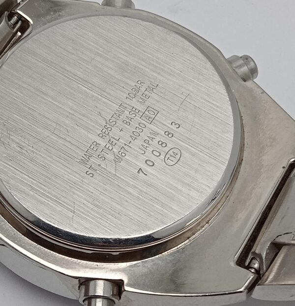 Seiko Alba Spoon W671-4030 Quartz Digital Vintage Led Watch