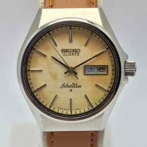 Seiko Silverwave 0923-7010 Quartz Day/Date Vintage Men's Watch AAS192SGB8