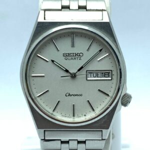 Seiko Chronos Quartz 8123-7130 Day/Date Vintage Men's Watch HBS133MHN4