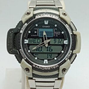 Casio Illuminator WORLD TIME 5176 Quartz SGW-400H Ana Digi Men’s Watch KLH21ALI2