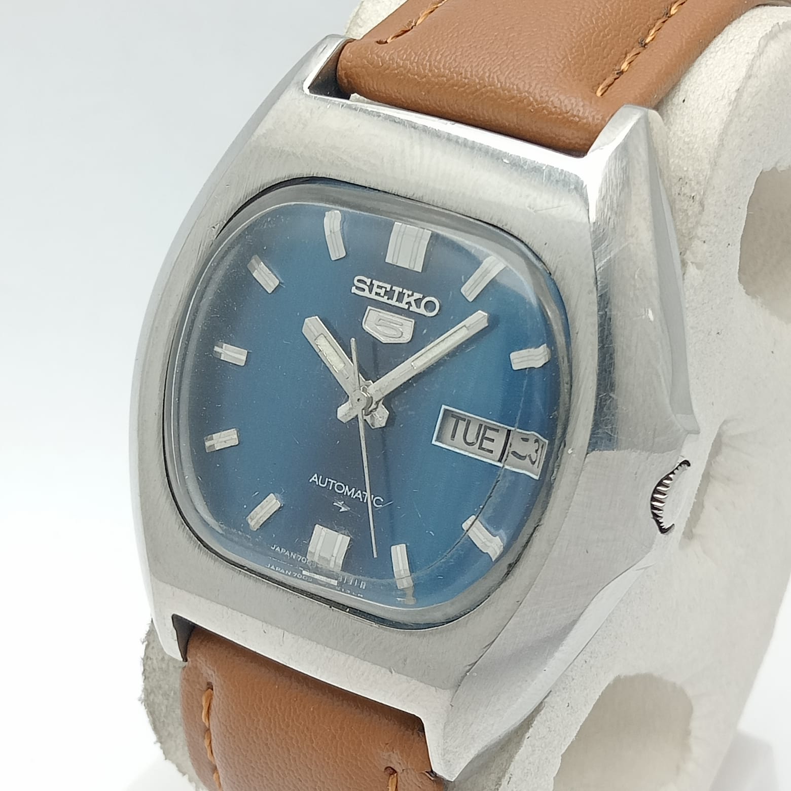 Seiko 5 Automatic 7009-5010 Blue Dial Day/Date Vintage Men's Watch WLD374ALI5