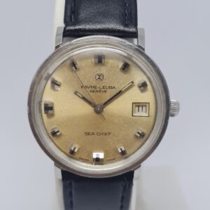 Favre Leuba 92003 Geneve Sea Chief Manual Winding Vintage Men's Watch AAH300SHA3