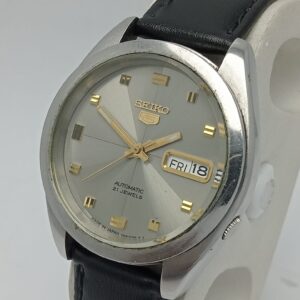 Seiko 5 Automatic 7S26-00X0 Day/Date Vintage Men's Watch SFN466ALI3
