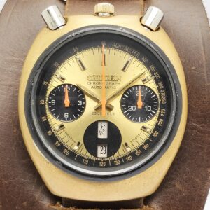 Citizen Bullhead 67-9020 Automatic 8110A Chronograph Vintage Men's Watch AAS193ABR0