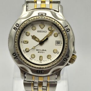Seiko SCUBA 5H25-6000 Two Ton Dial Quartz Vintage Men's Watch