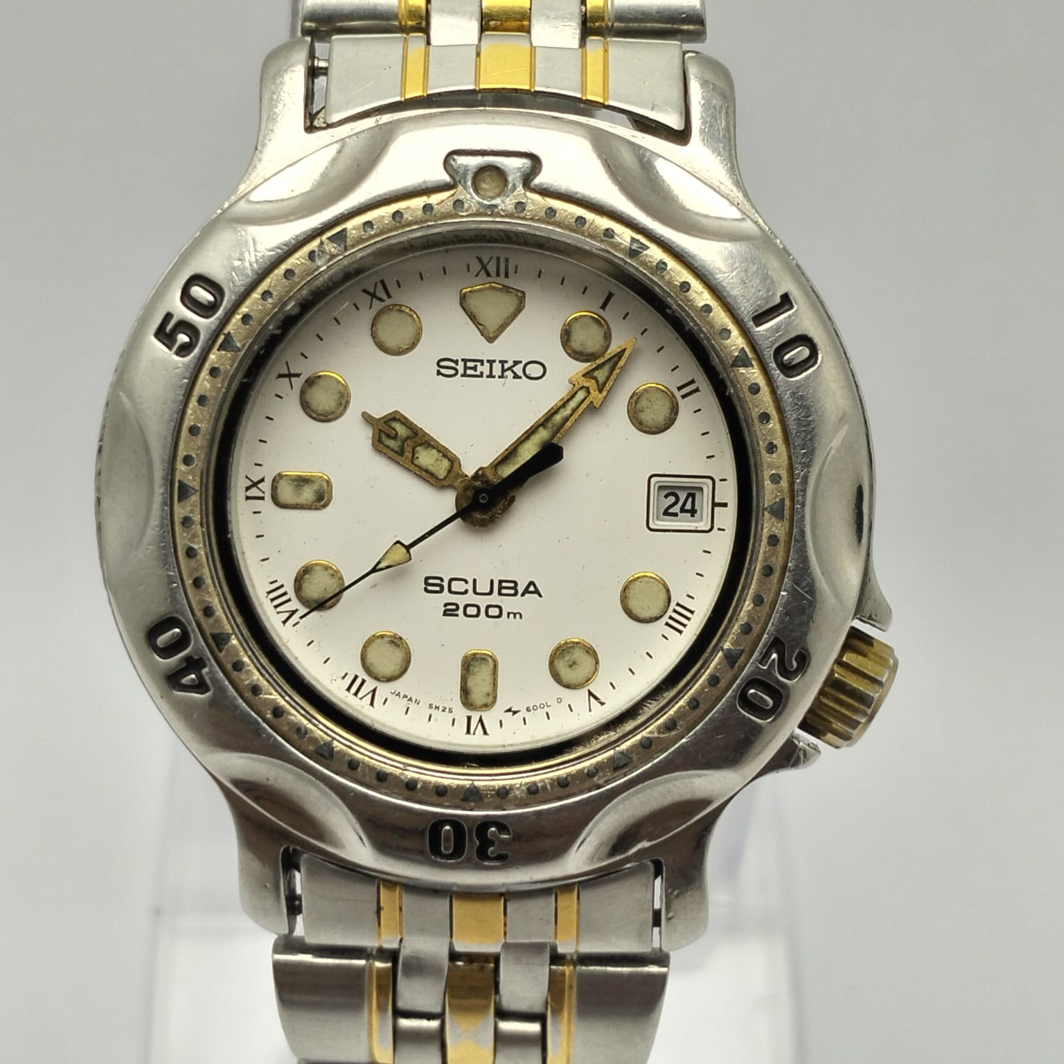 稼働・美品】SEIKO SCUBA 200m 5H25-6000／クォーツ Seiko Watch