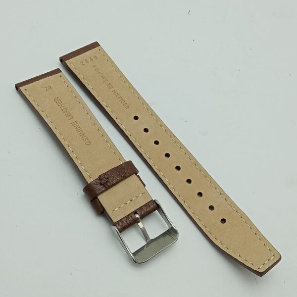 20 mm Tommy Hilfiger Genuine Leather Men's Watch Band Strap