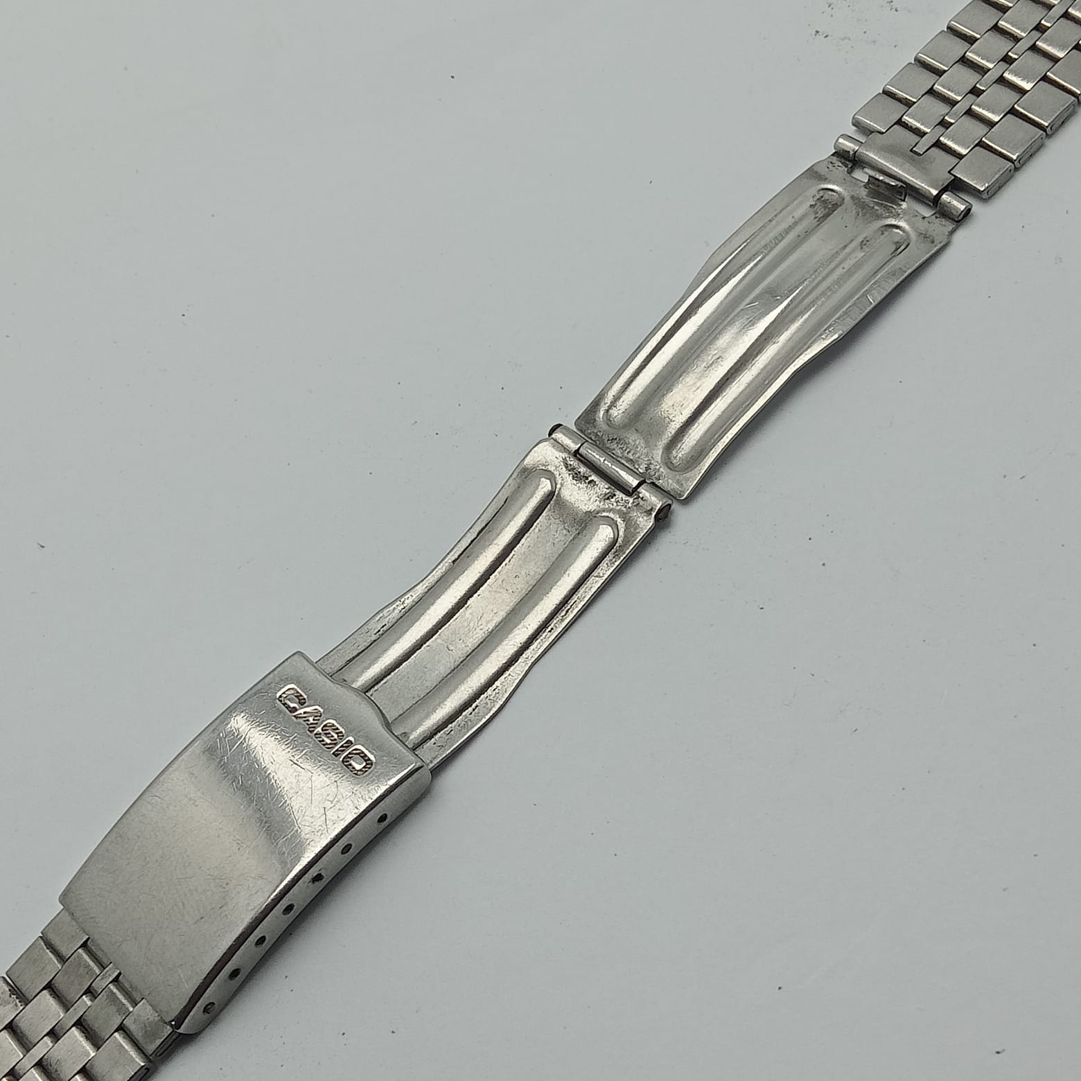 18 mm Casio S-040N Stainless Steel Vintage Men's Watch Bracelet WLD491ARL1 - Image 5