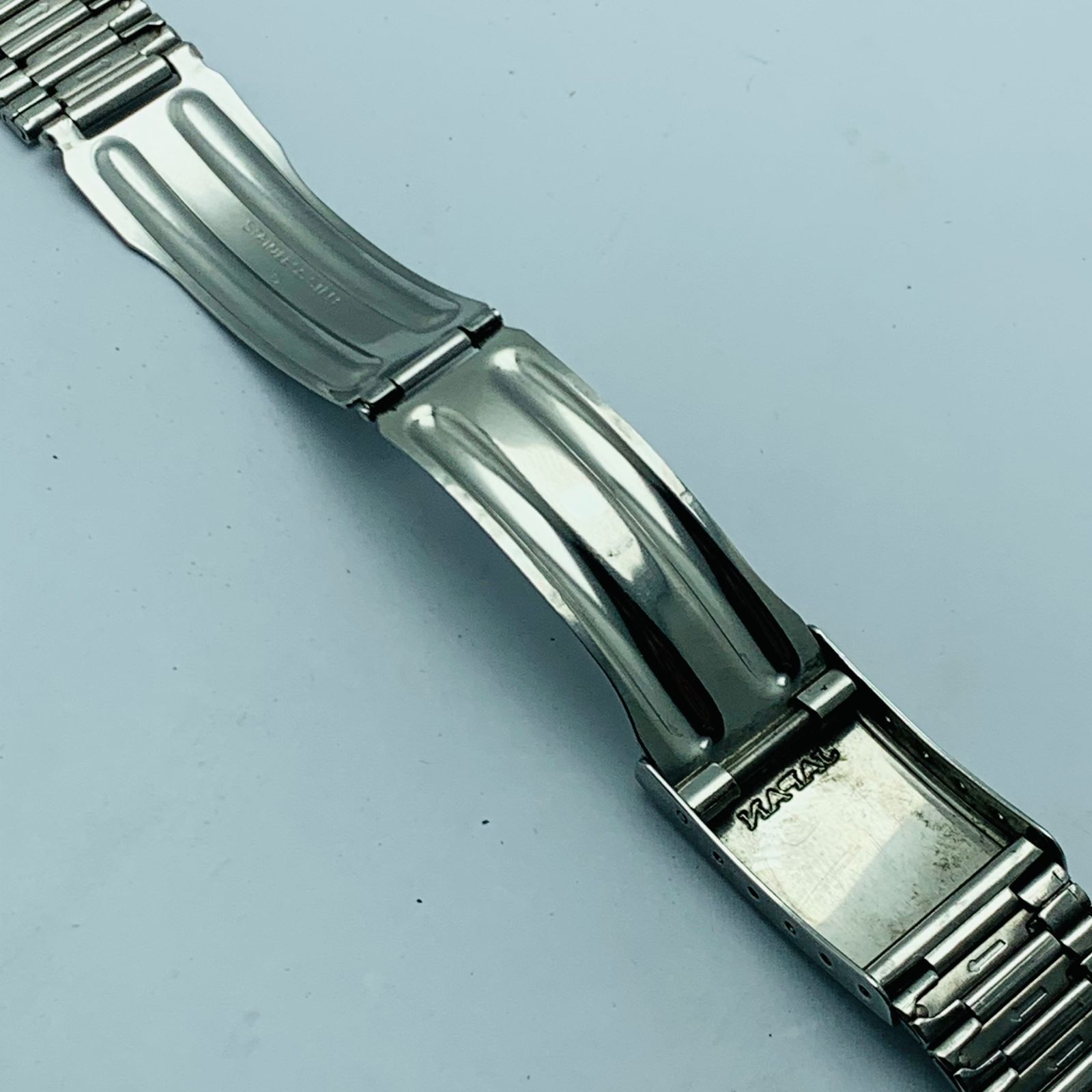 18 mm Seiko 7S26-5860 Stainless Steel 61440-E Vintage Men's Watch Bracelet WQS1604ZHB3 - Image 6