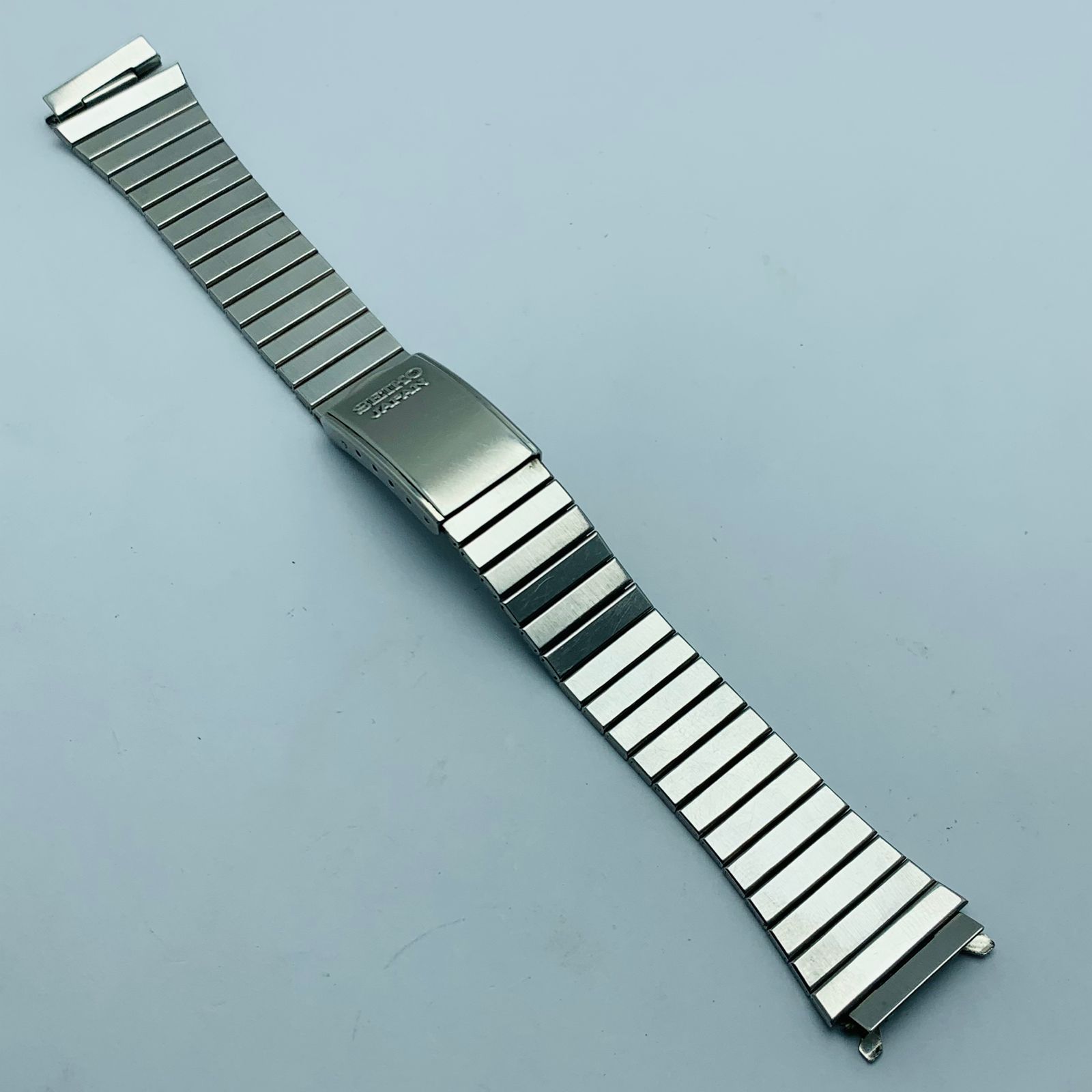 18 mm Seiko 7S26-5860 Stainless Steel 61440-E Vintage Men's Watch Bracelet WQS1604ZHB3 - Image 2
