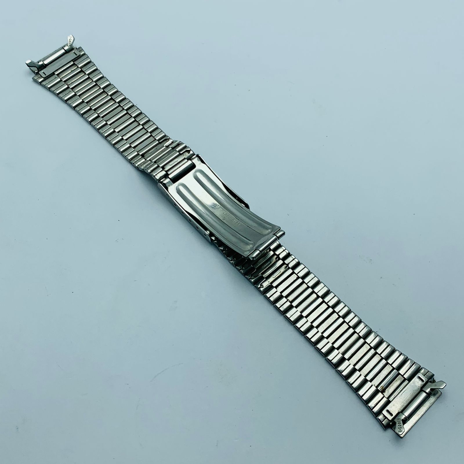 18 mm Seiko 7S26-5860 Stainless Steel 61440-E Vintage Men's Watch Bracelet WQS1604ZHB3 - Image 3