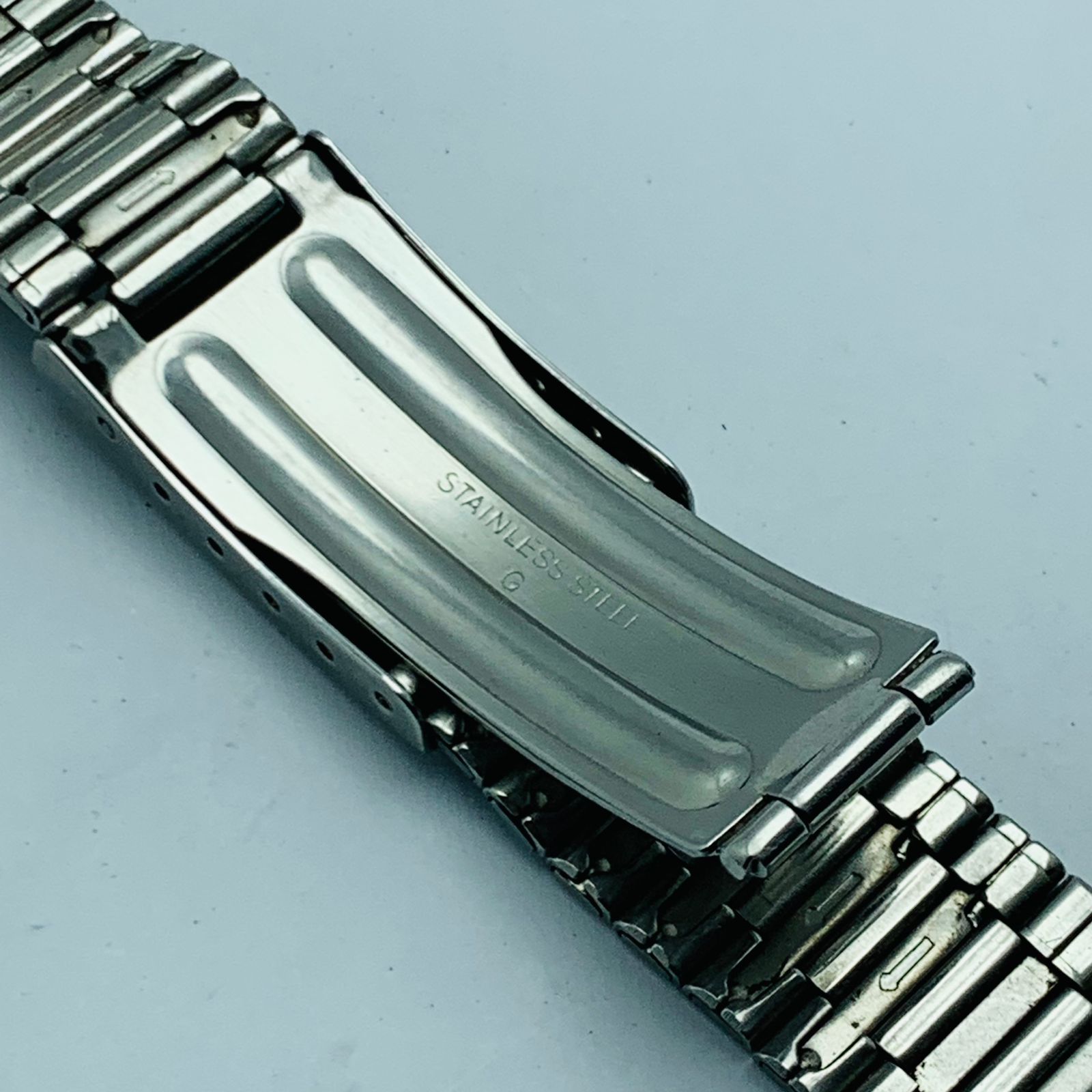 18 mm Seiko 7S26-5860 Stainless Steel 61440-E Vintage Men's Watch Bracelet WQS1604ZHB3 - Image 4