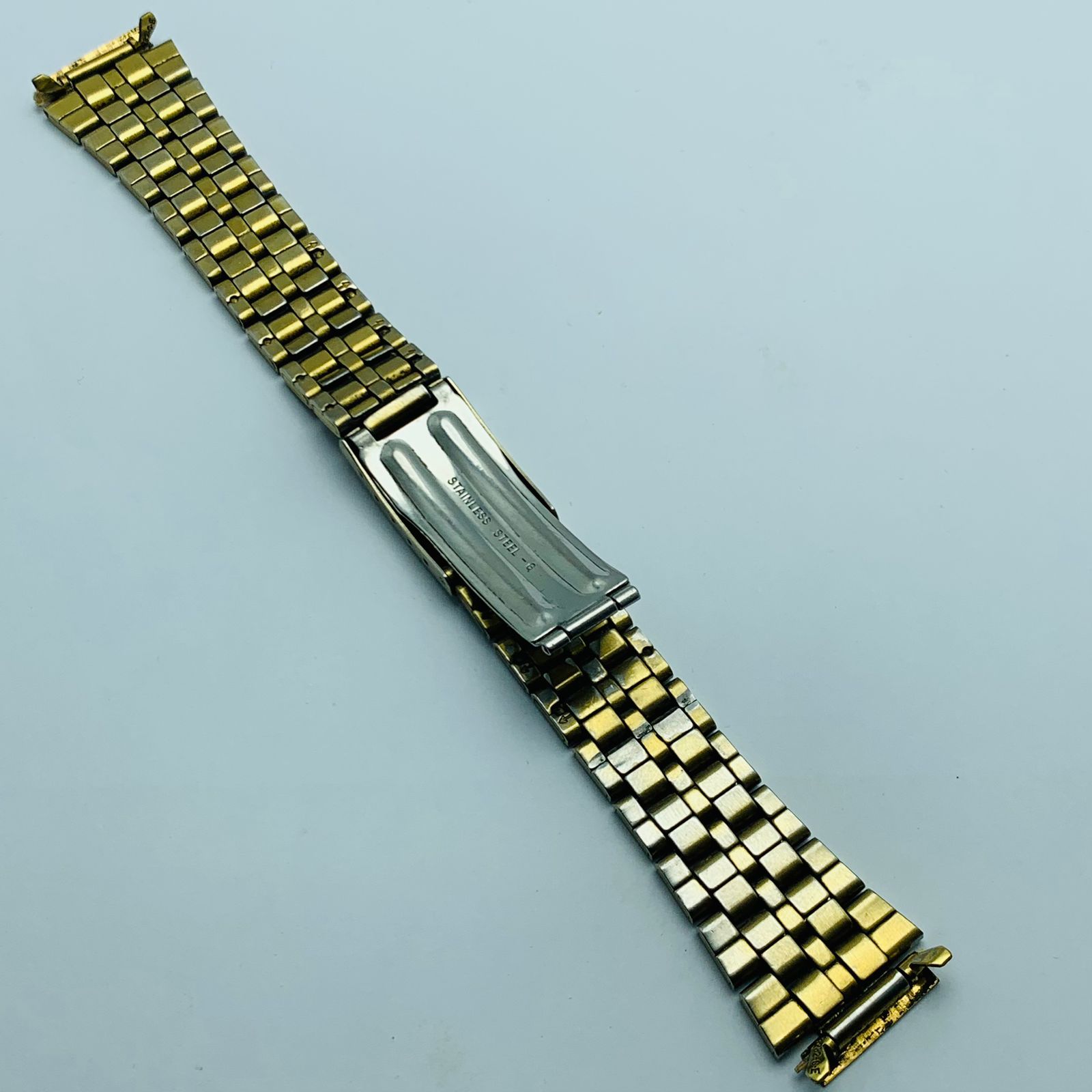 18 mm Seiko 3282-G-E Stainless steel vintage Men's Watch Bracelet WLD464ZHB2 - Image 6