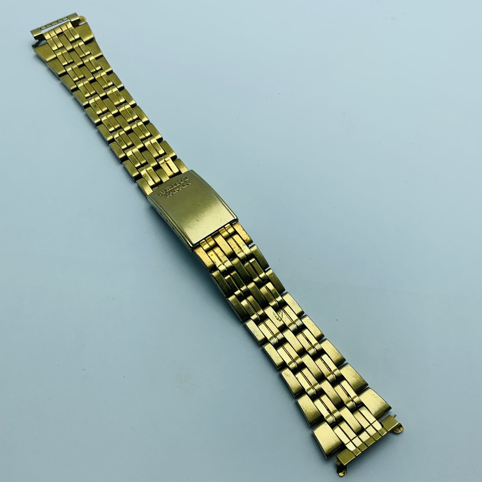 18 mm Seiko 3282-G-E Stainless steel vintage Men's Watch Bracelet WLD464ZHB2 - Image 4