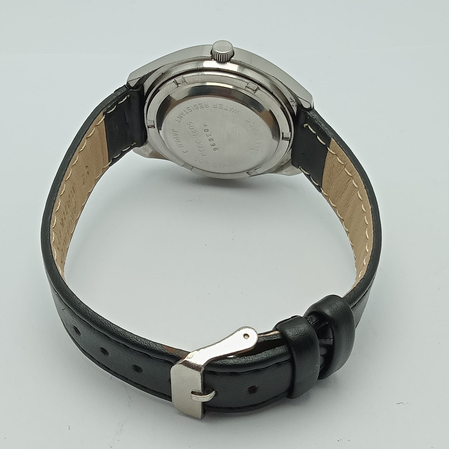 Jemis Automatic 5021-0030 Day/Date Blue Dial 5026A Vintage Men's Watch - Image 6