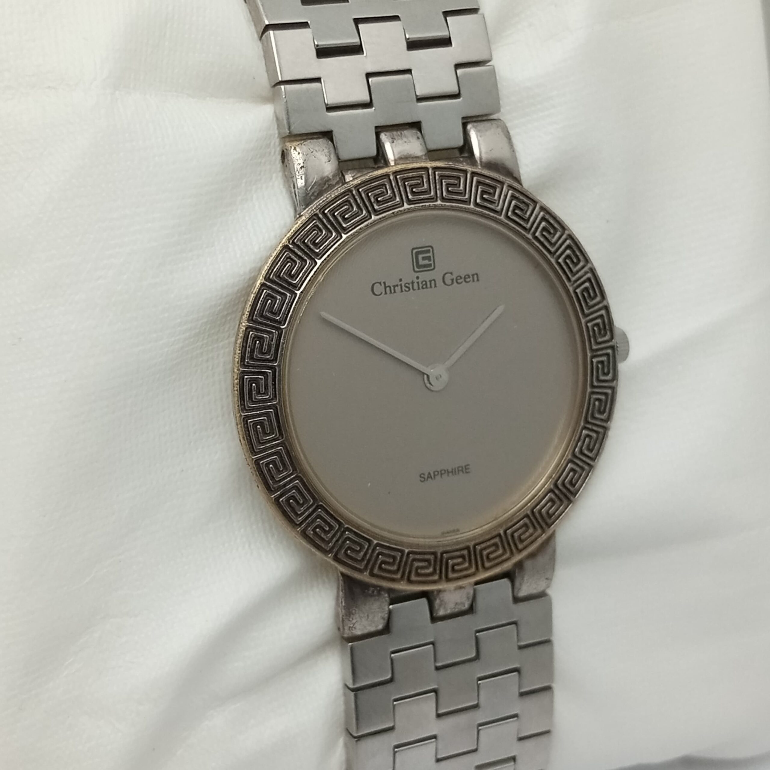 Christian Green Sapphire Quartz 3165GBS Vintage Men's Watch SAE38MUB5 - Image 3