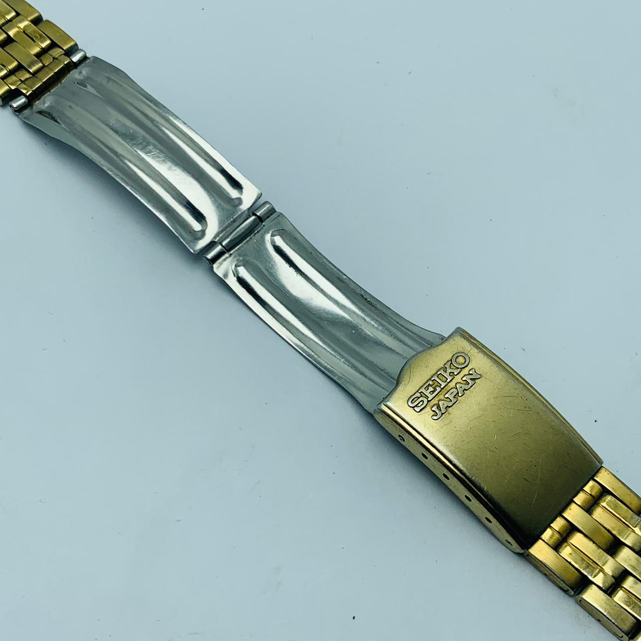 18 mm Seiko 3282-G-E Stainless steel vintage Men's Watch Bracelet WLD464ZHB2 - Image 7