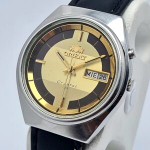 Orient Crystal 469230-9A Day-Date 46941 Vintage Men's Watch