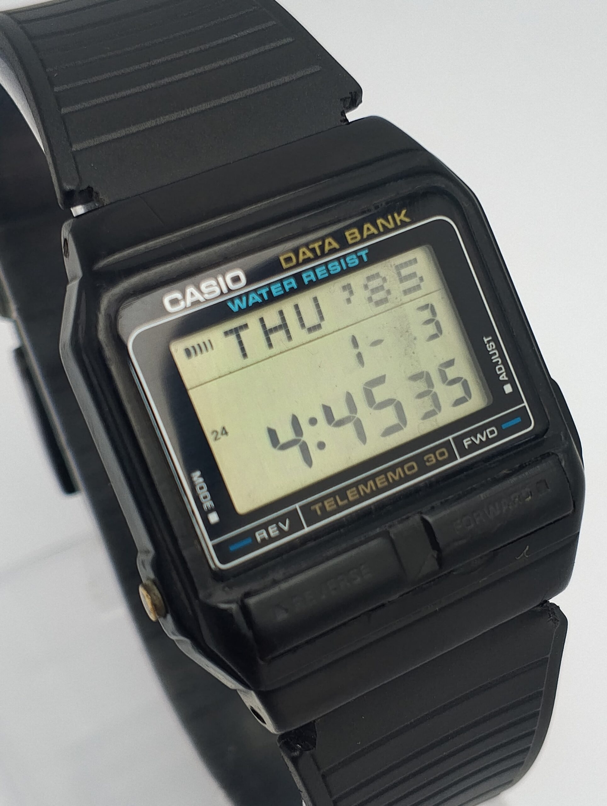 Casio DB-31 Module 871 Data Bank Telememo 30 Vintage Men’s Watch