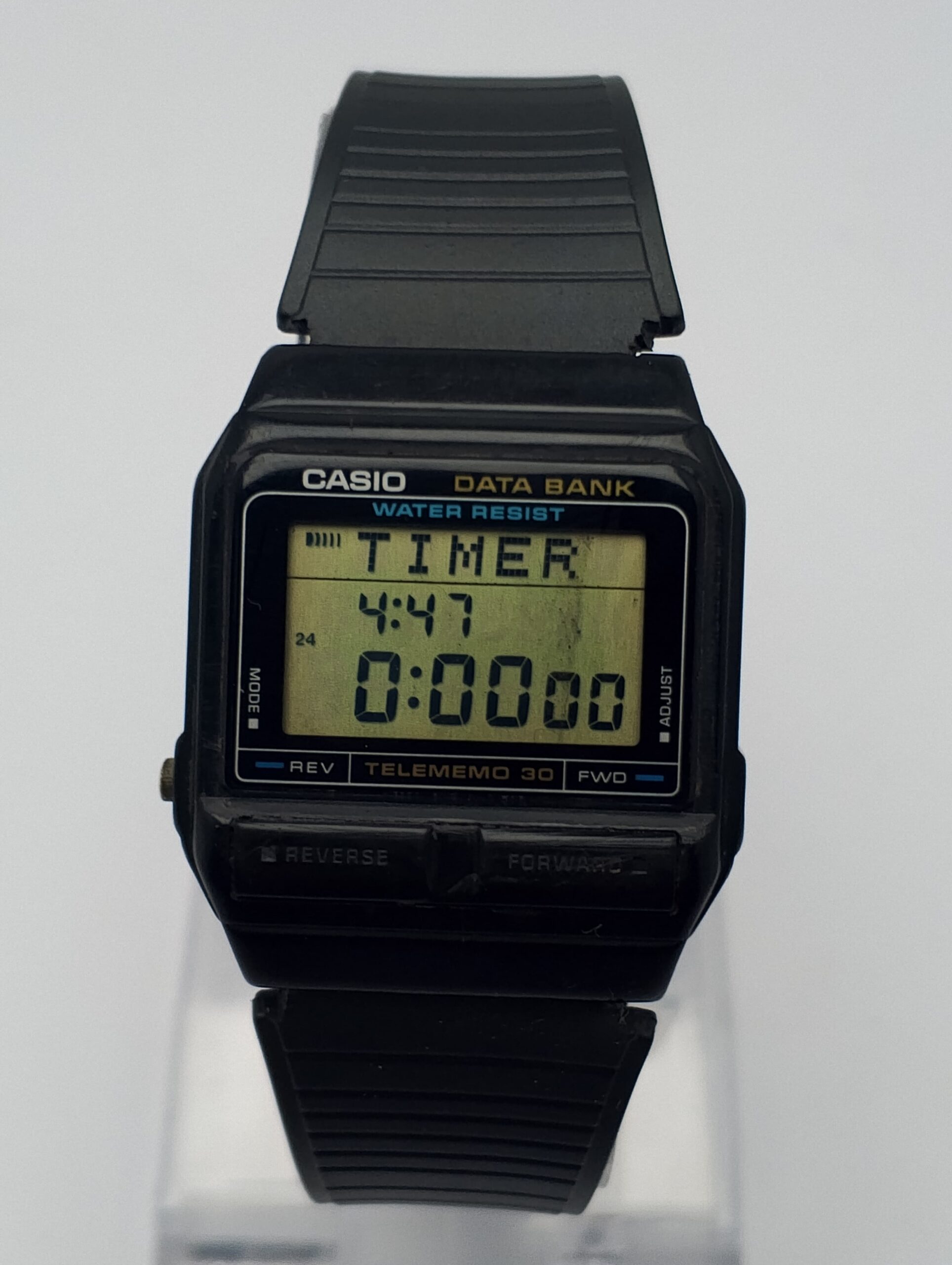 Casio DB-31 Module 871 Data Bank Telememo 30 Vintage Men’s Watch - Image 9