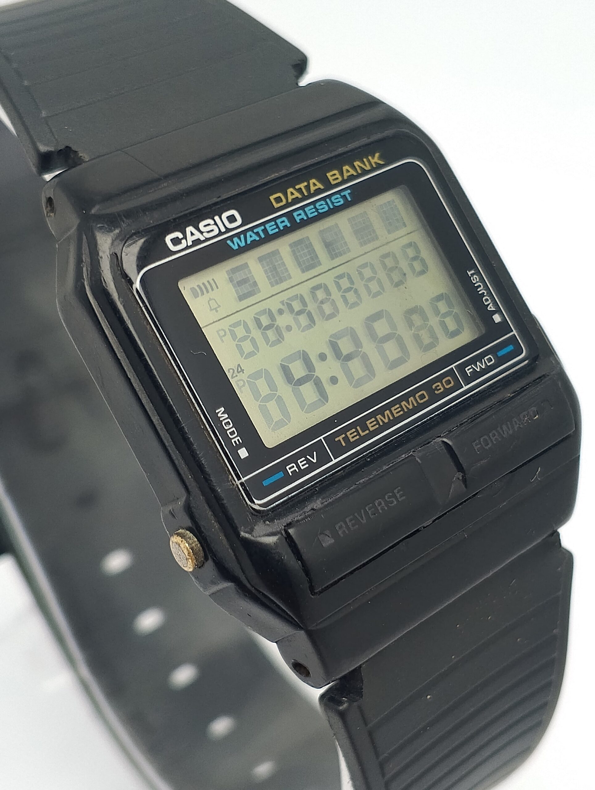 Casio DB-31 Module 871 Data Bank Telememo 30 Vintage Men’s Watch - Image 3