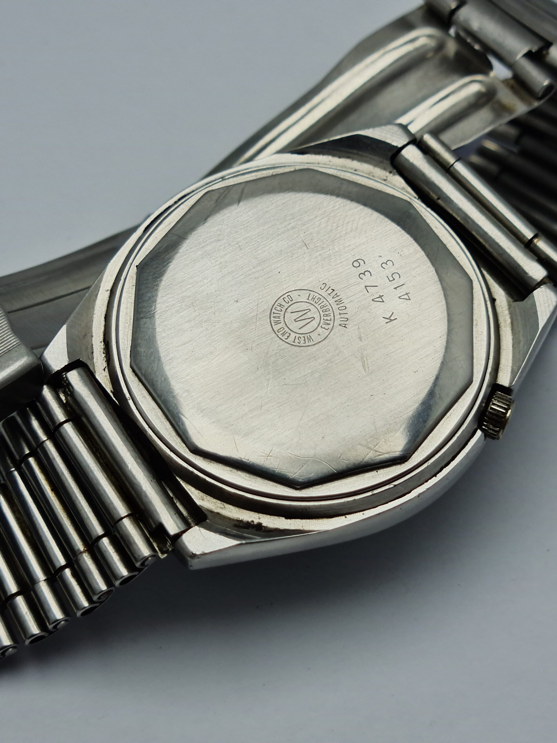 West End Watch Co Prima K 4739 Automatic Military Dial Day/Date Vintage Watch - Image 7