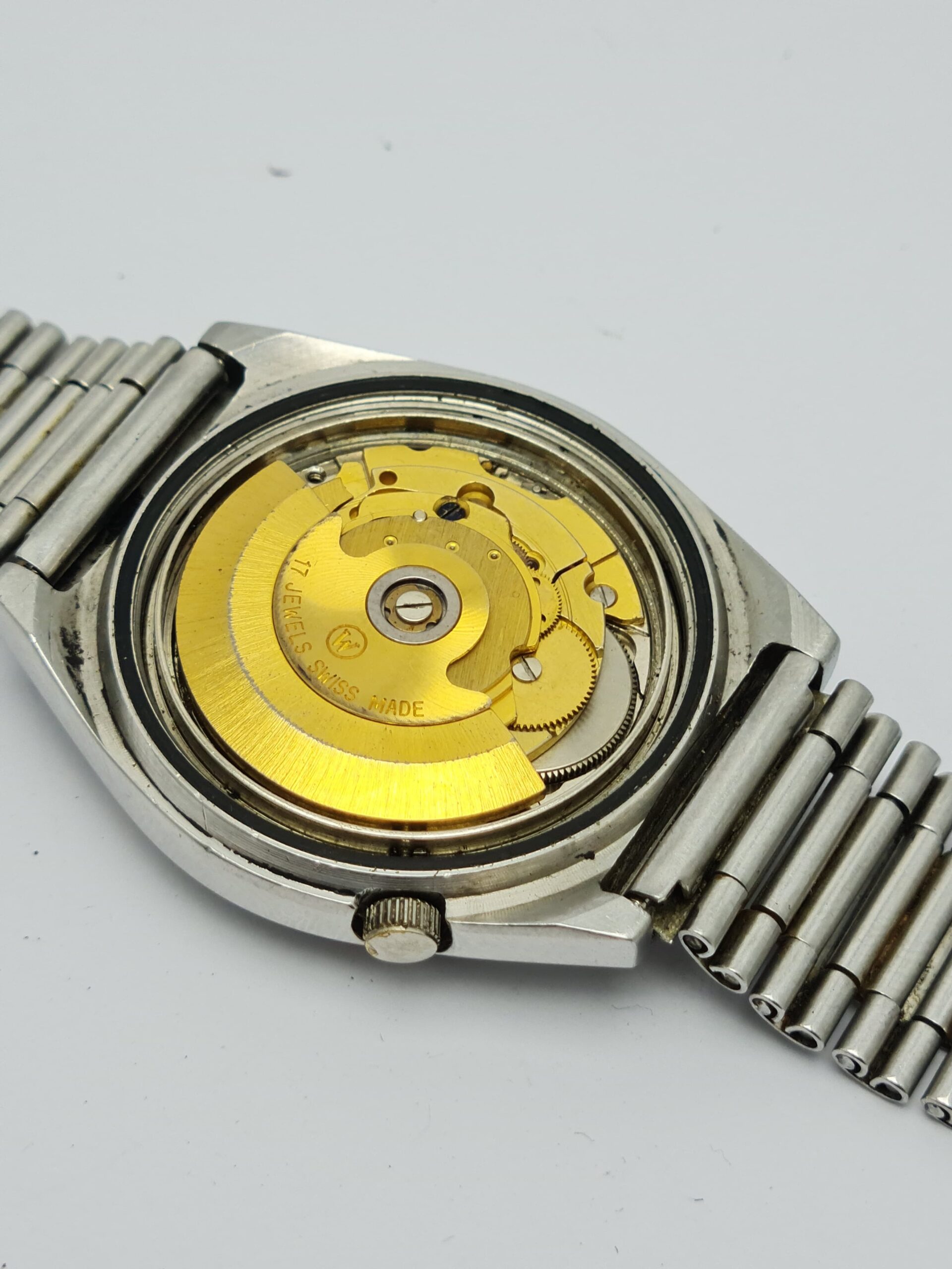 West End Watch Co Prima K 4739 Automatic Military Dial Day/Date Vintage Watch - Image 8