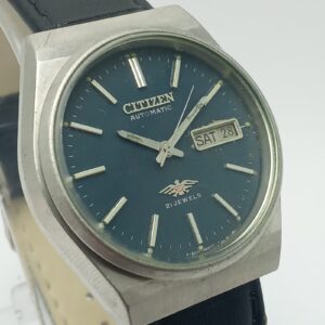 Citizen Eagle 7 Automatic 4-038550 Blue Dial Vintage Watch