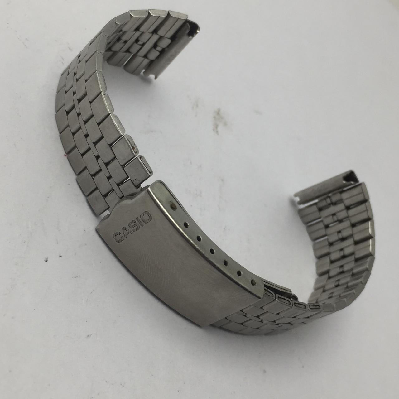 18 mm Casio S-040N Stainless Steel Vintage Men's Watch Bracelet WQS1637AZB11 - Image 6